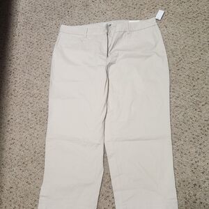 Talbots Cream Capris